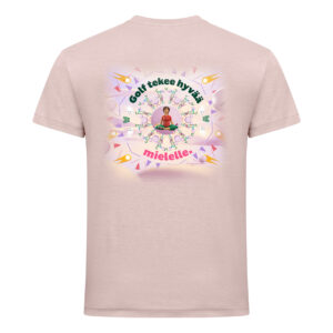 Unisex t-paita "Golf tekee hyvää"